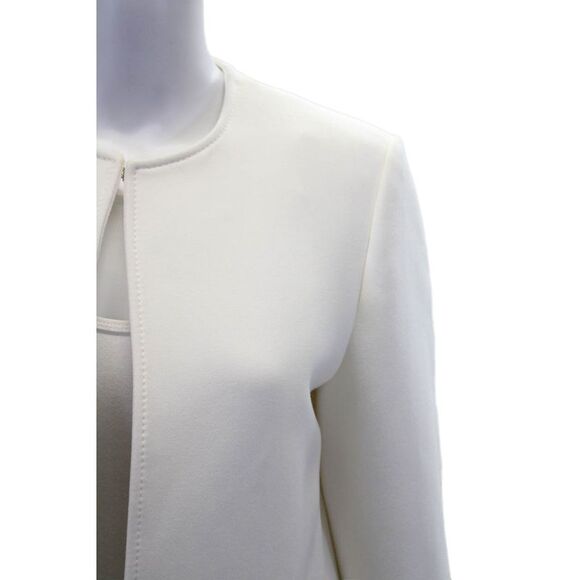 Zara Women's Long Sleeves Round Neck Tassel Long Jacket Beige Size XS - Picture 2 of 7